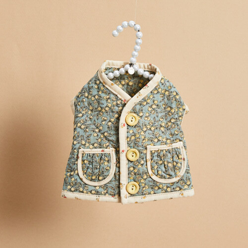 Louisdog 丹麥逢絎背心/檸檬樹