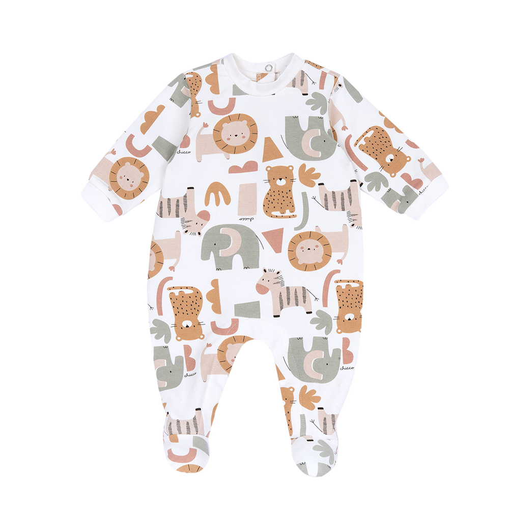 叢林動物樂園-滿版動物後開兔裝