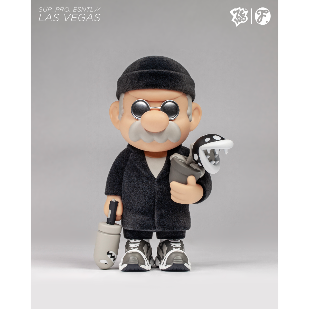 ZCWO 殺手系列 SUPER PROFESSIONAL ESSENTIALS // Las Vegas 灰植绒小殺手