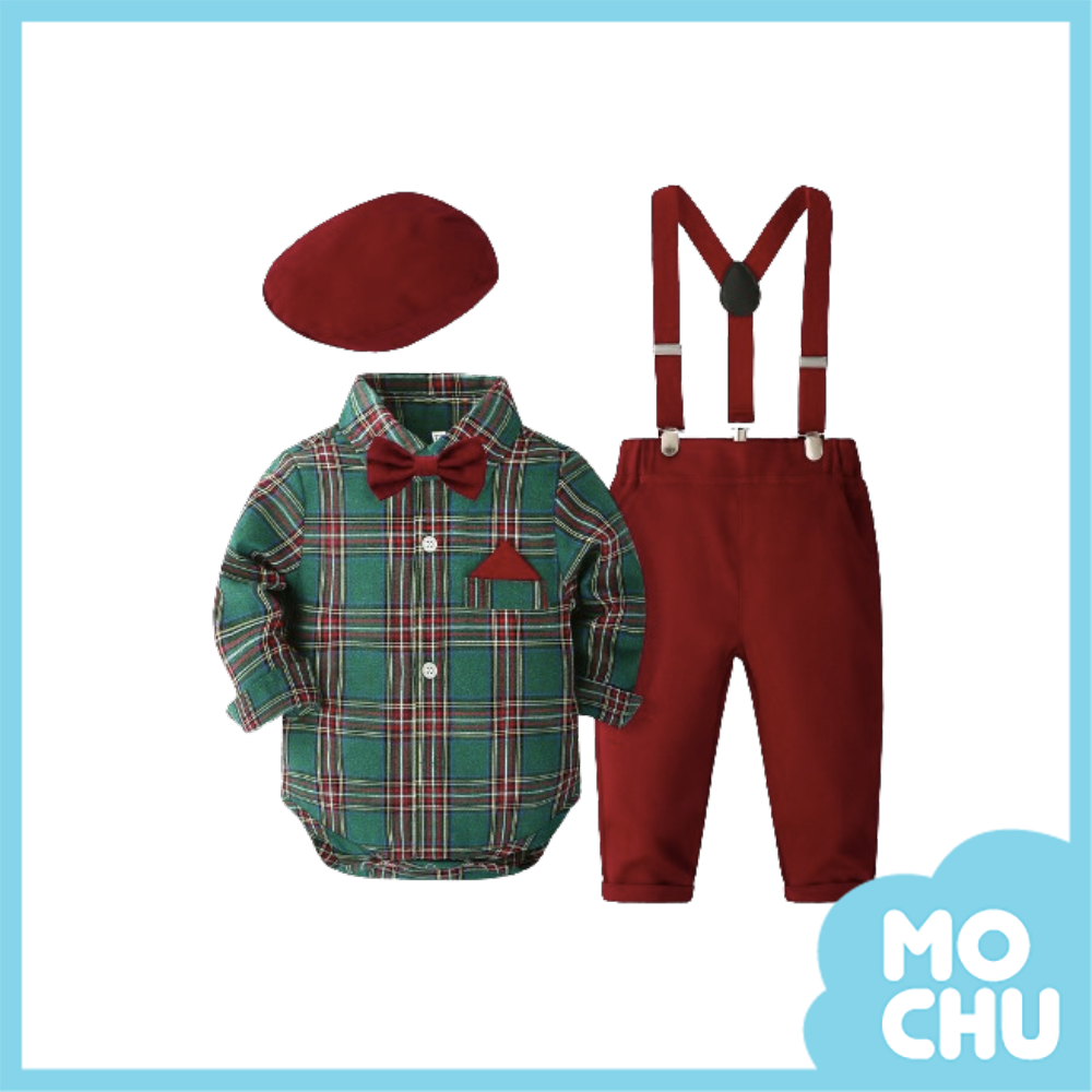 蘇格蘭畫家包屁衣紳士套裝