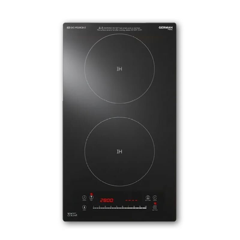 德國寶 German Pool    GIC-PD28CB-S‧290mm DOMINO 組合式雙爐頭電磁爐‧2800W‧香港行貨,原廠1年保養‧