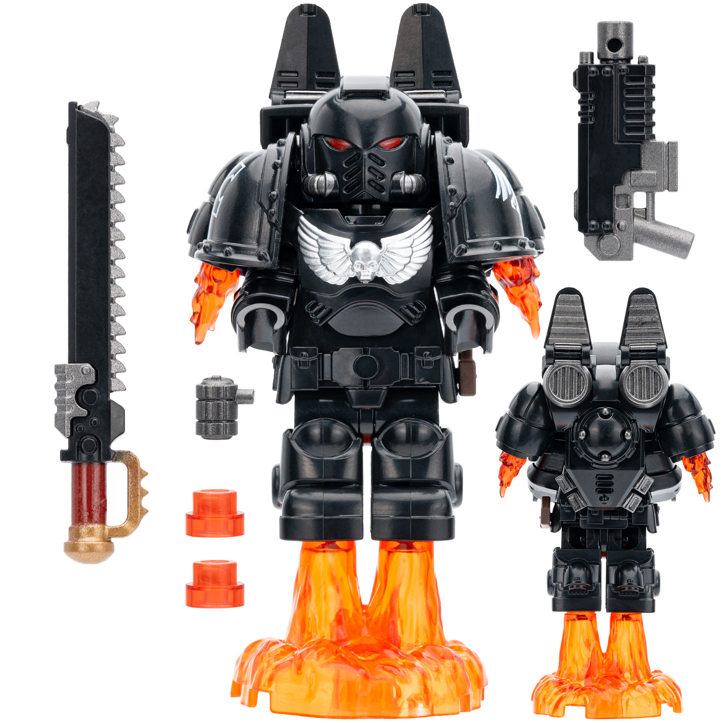 Raven Guard 40k Custom Minifigures fit Lego DY711