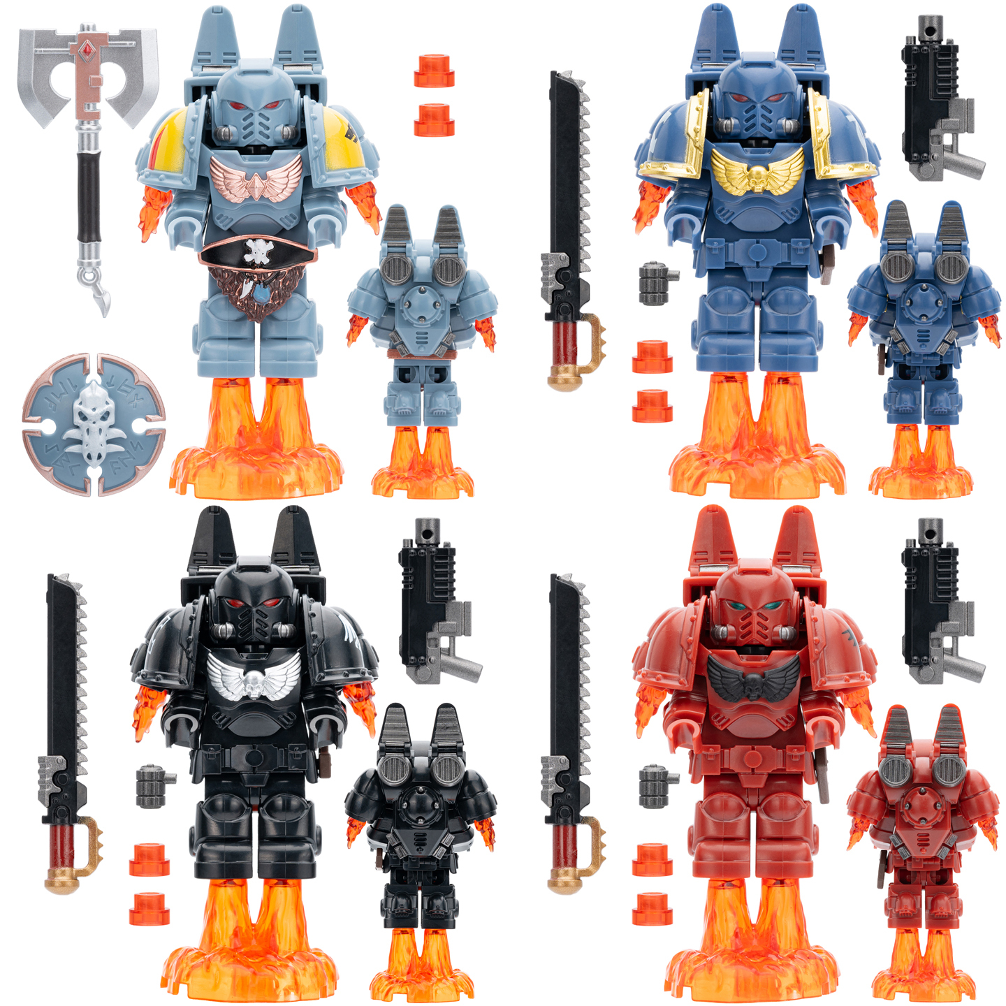 40K Custom Minifigures Minifigs fit Lego DY709-DY712