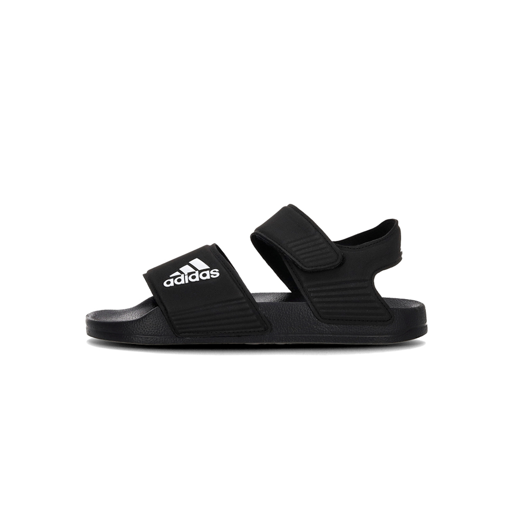 Adidas Adilette Sandal 中童 童鞋 黑色 小朋友 魔鬼氈 休閒 運動 涼拖鞋 涼鞋 GW0344