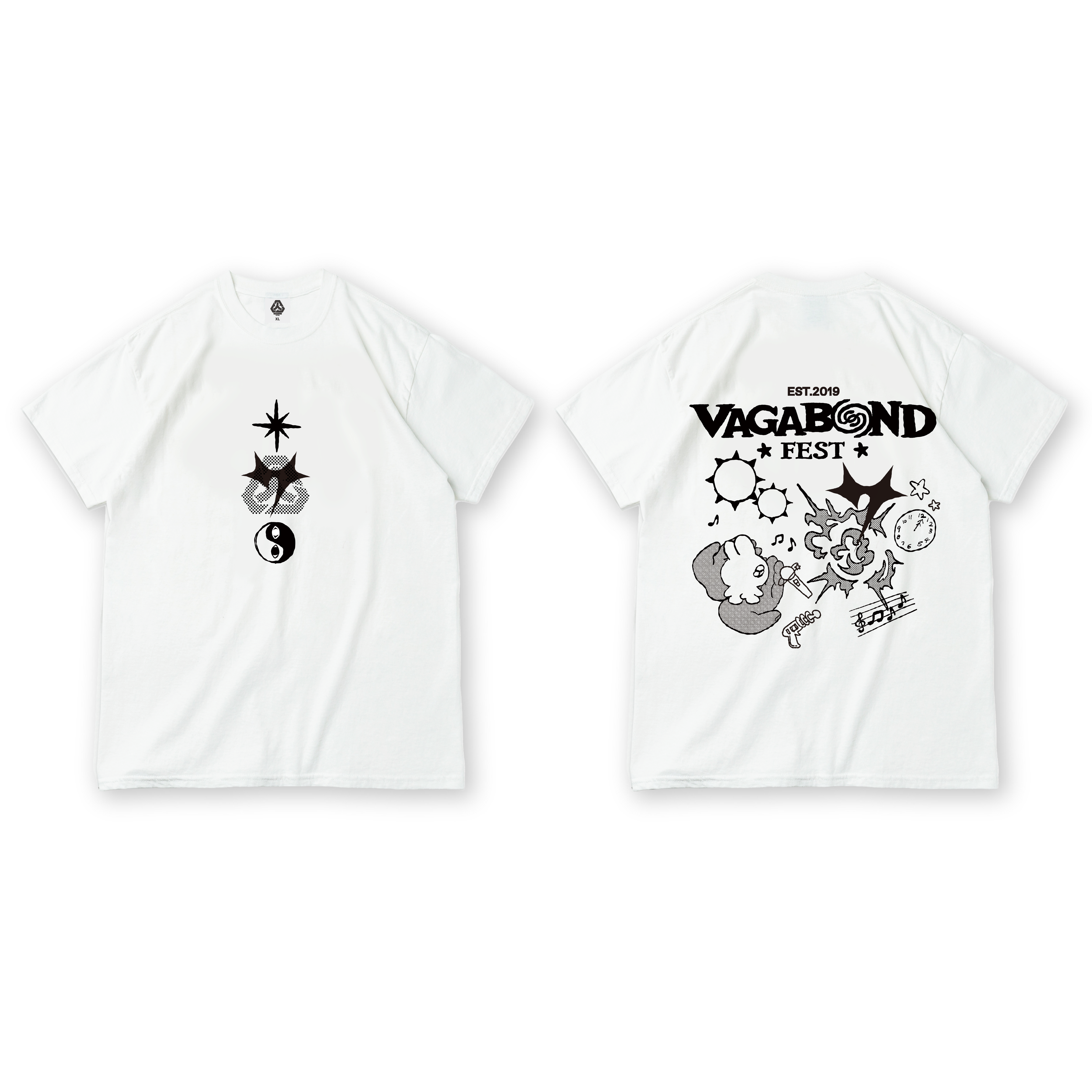 2025 浪人祭 萬象平衡 T-shirt（白）