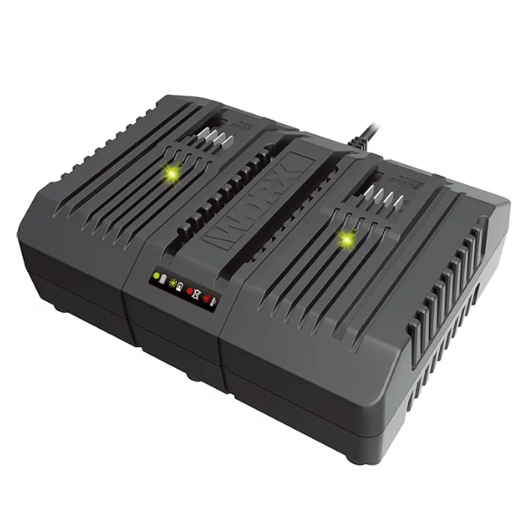"WORX"威克士 20V/4A雙充電座(橙色)-[WA3883]