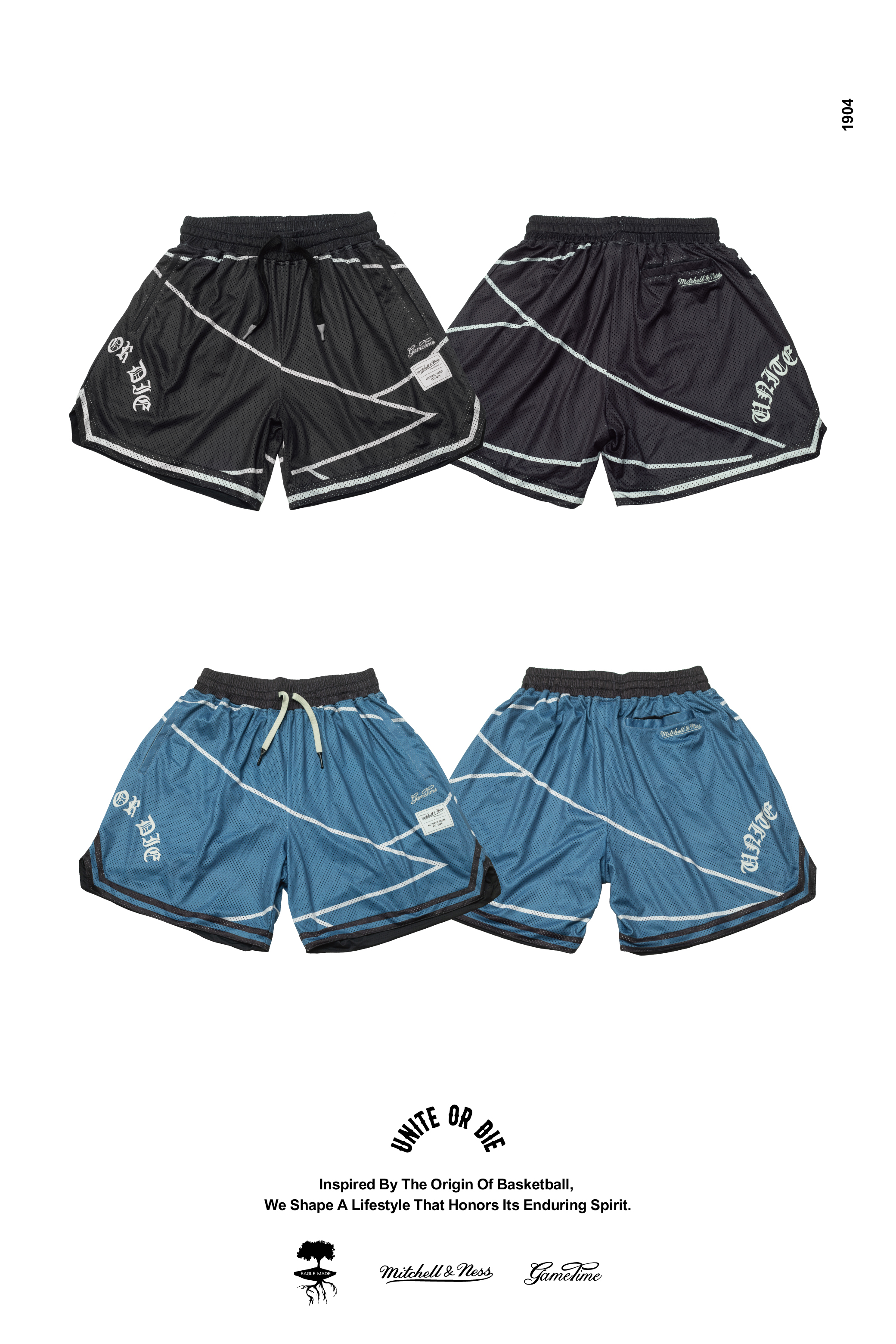 GAMETIME UNITE OR DIE SHORTS