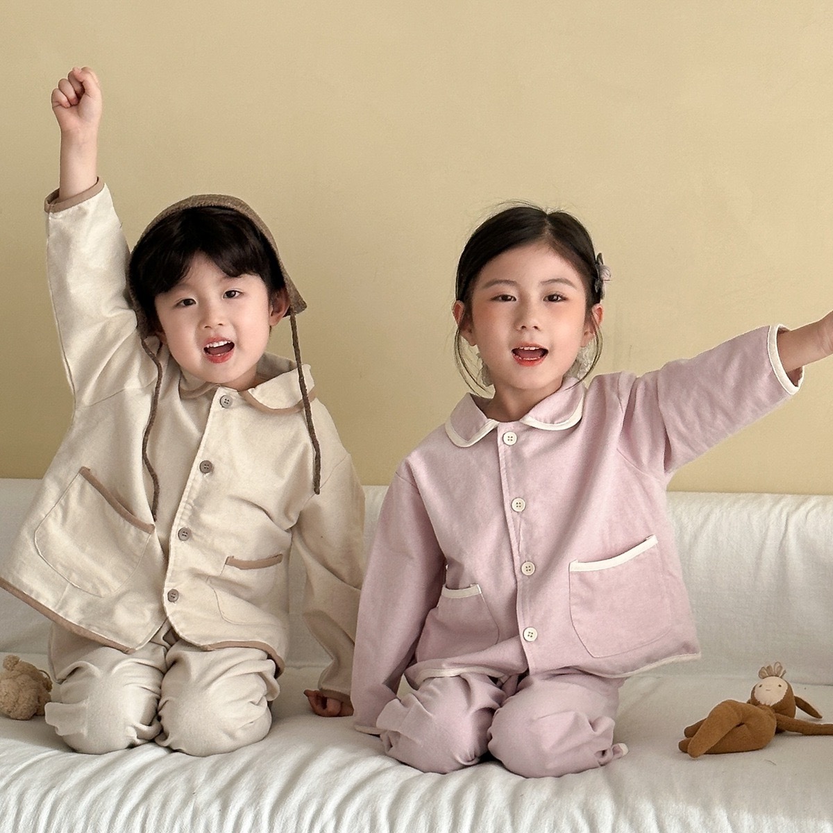 純棉磨毛家居服