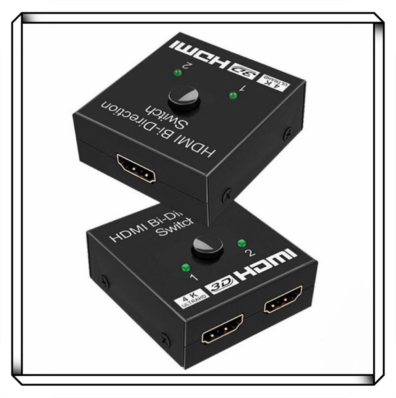 4K HDMI 2進1出切換器 機上盒切換 螢幕切換 二進一出 HDMI 畫面切換 切換器