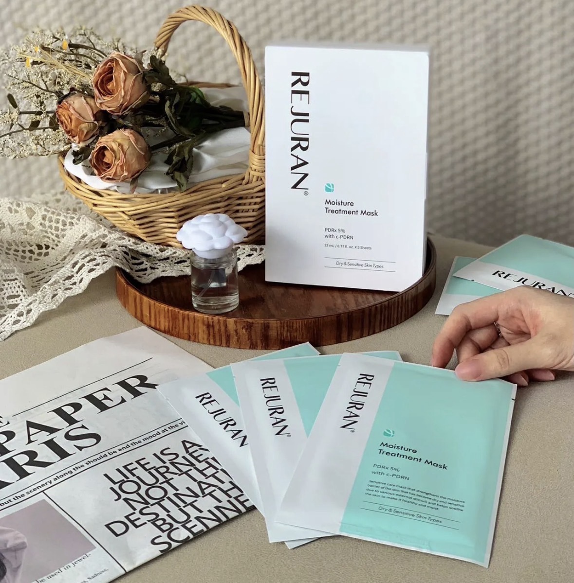 韓國 麗珠蘭 Rejuran PDRx 深層補水再生面膜 23mlx5片