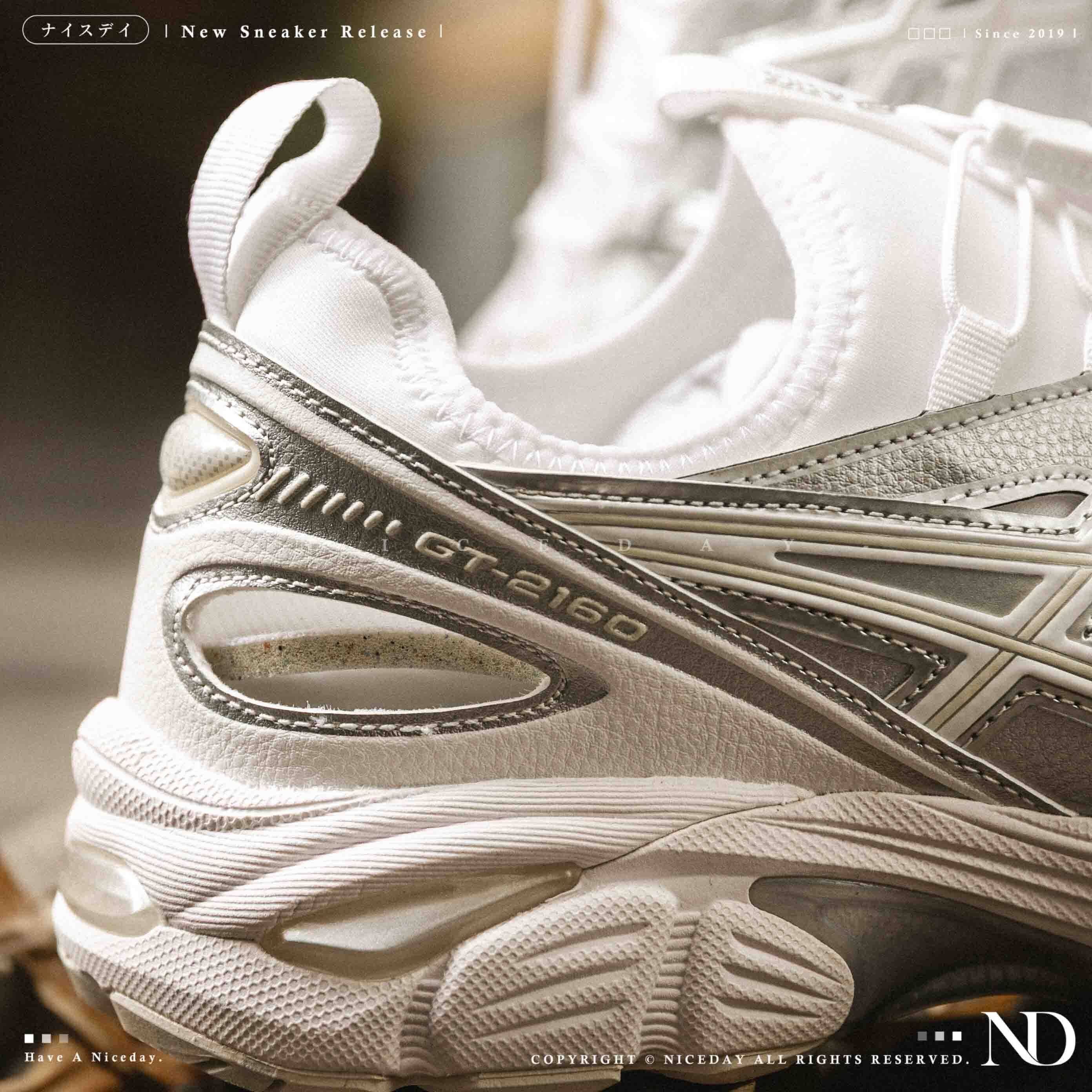 NICEDAY 代購 Asics GT-2160 Breeze White Pure Silver 白銀 銀 灰 機能 男女鞋 1203A903-100