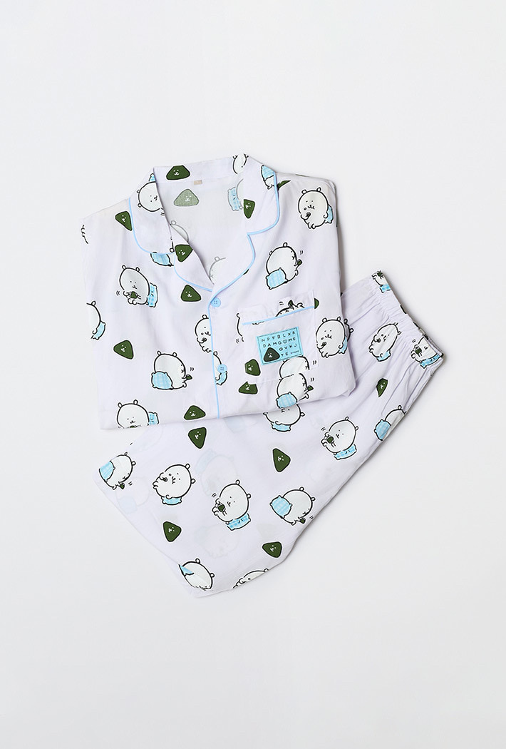 預訂｜SPAO x 白熊 可愛長袖睡衣套裝 PURPLE