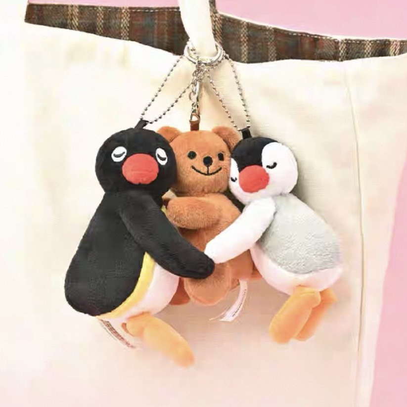 PINGU 企鵝家族 愛的抱抱系列2 磁吸吊飾組