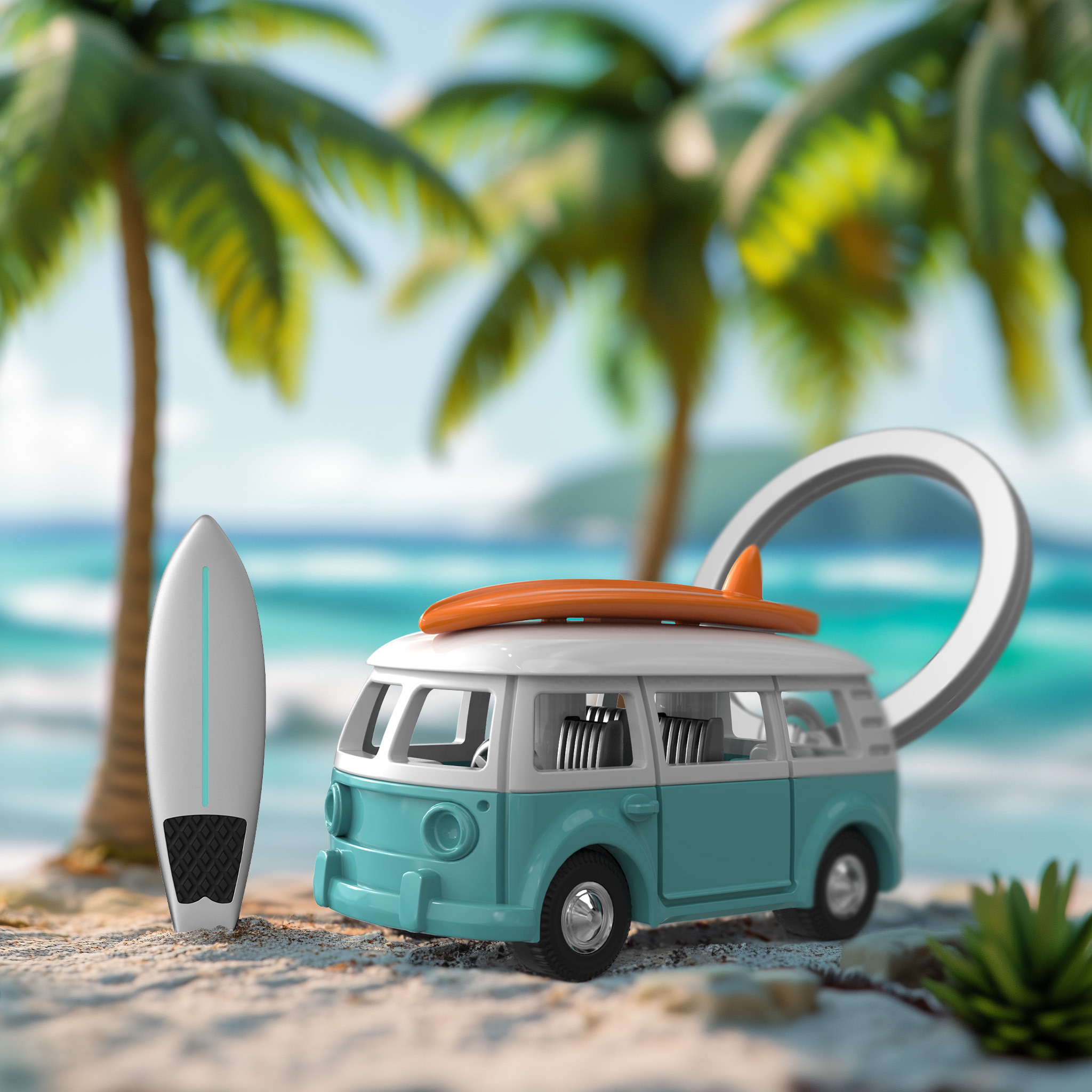 𝐌𝐞𝐭𝐚𝐥𝐦𝐨𝐫𝐩𝐡𝐨𝐬𝐞 ｜MTM 比利時衝浪車鑰匙圈