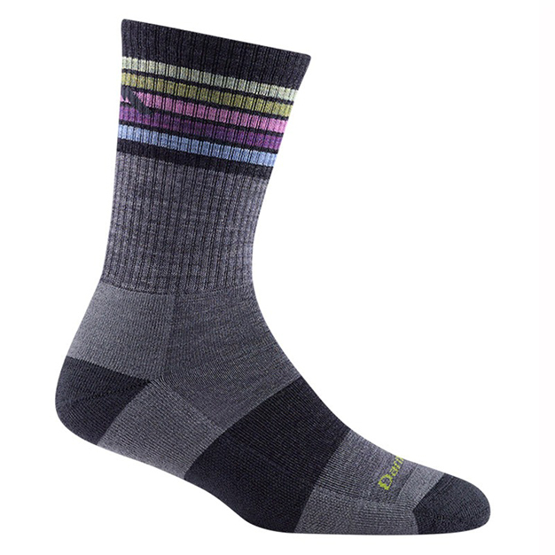 【Darn Tough】強悍羊毛登山健行襪 女 石板灰 Kelso Micro Crew Light Cushion/DT1968