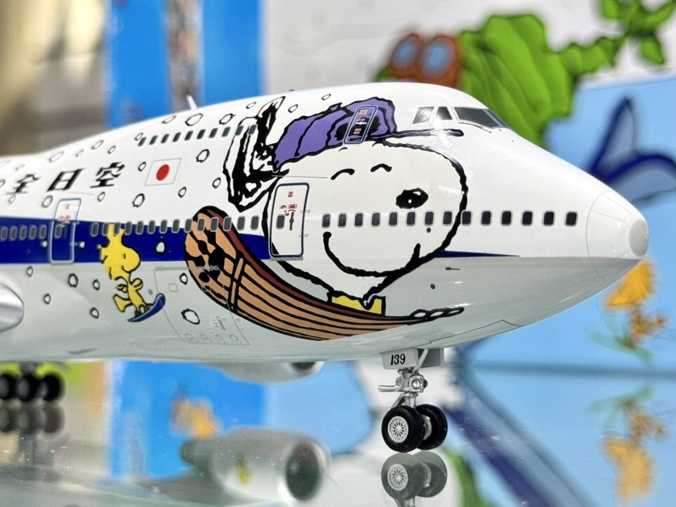 ( HUICHAN CHANG先生專屬下單 ) SQ wings 1/200 全日空 ANA B747-100SR JA8139  史努比彩繪