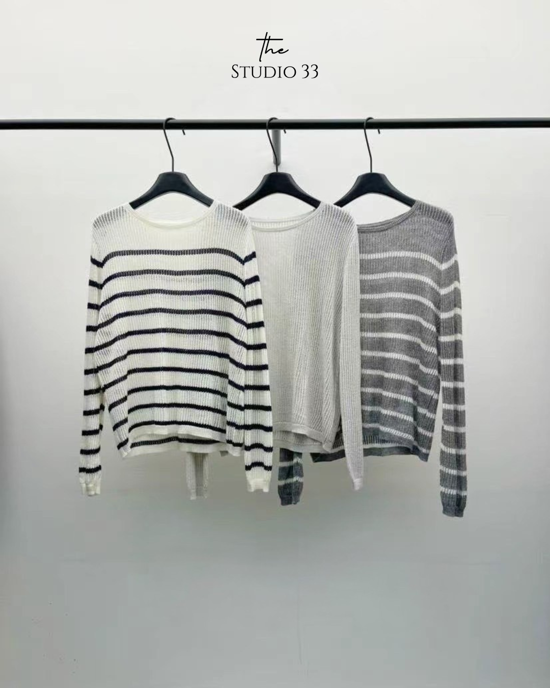 Nellie&Co.休閒粗針織寬鬆上衣