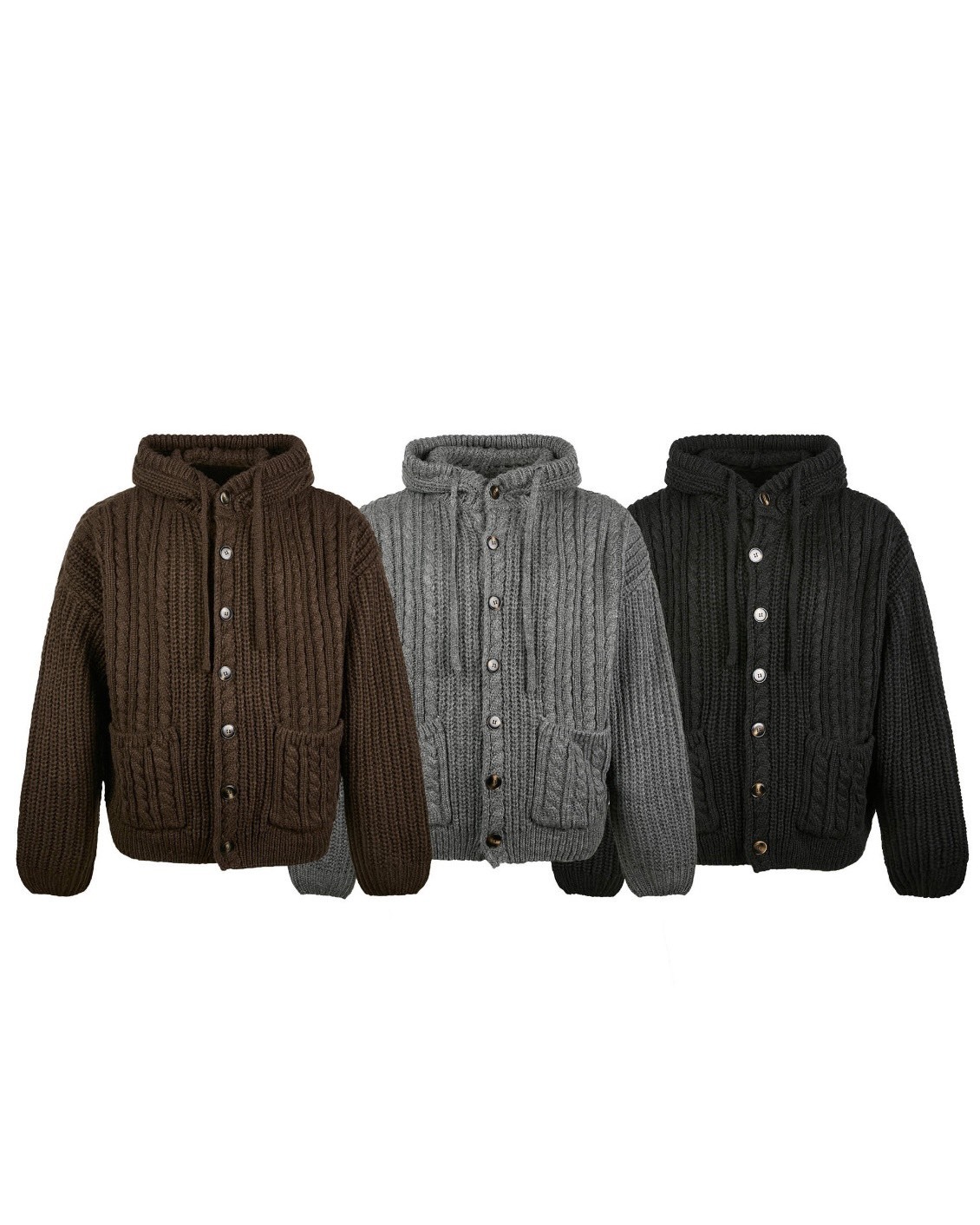 FU 針織 慵懶感 重磅連帽 #外套