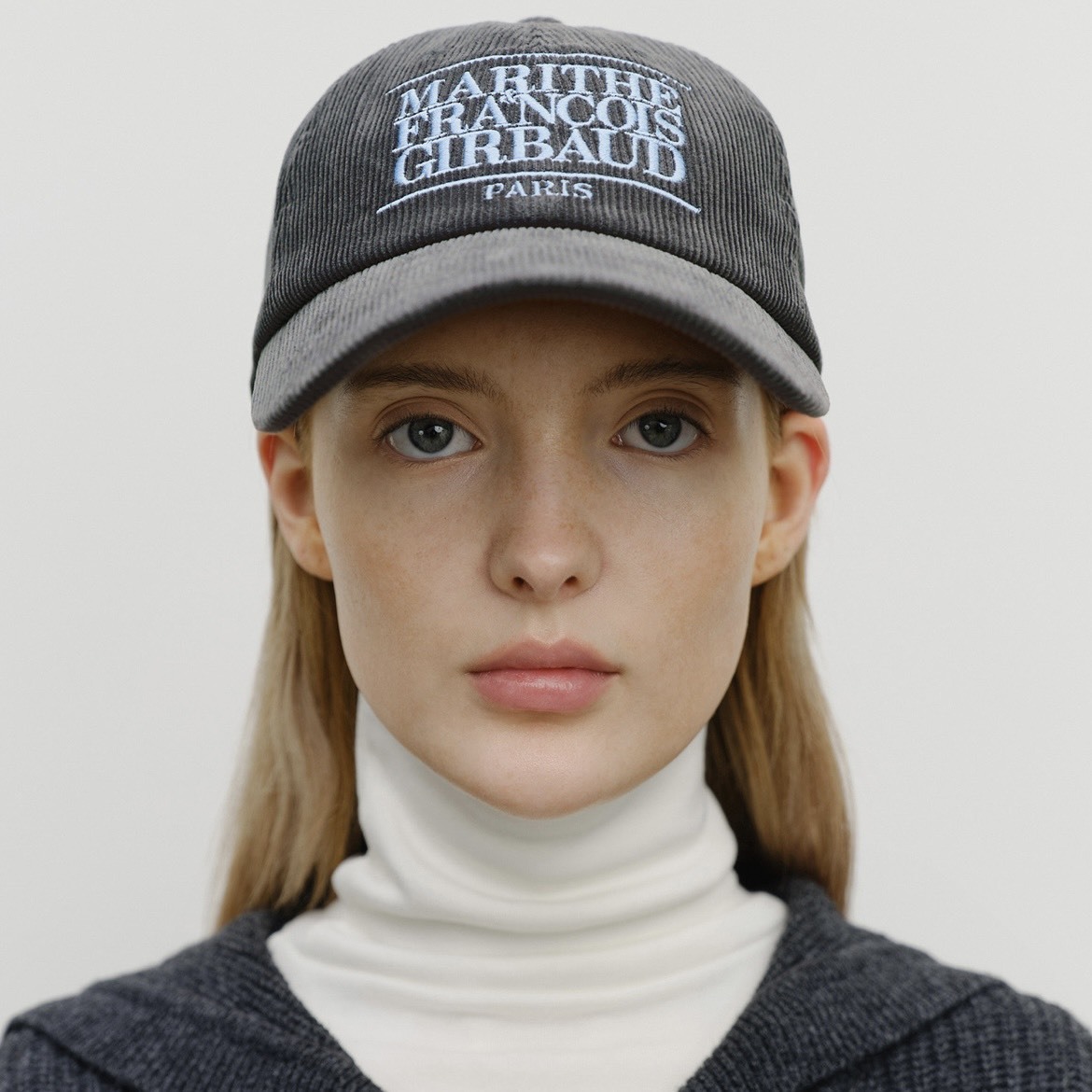 韓國 Marithe FRANCOIS Girbaud MFG 刺繡 棒球帽