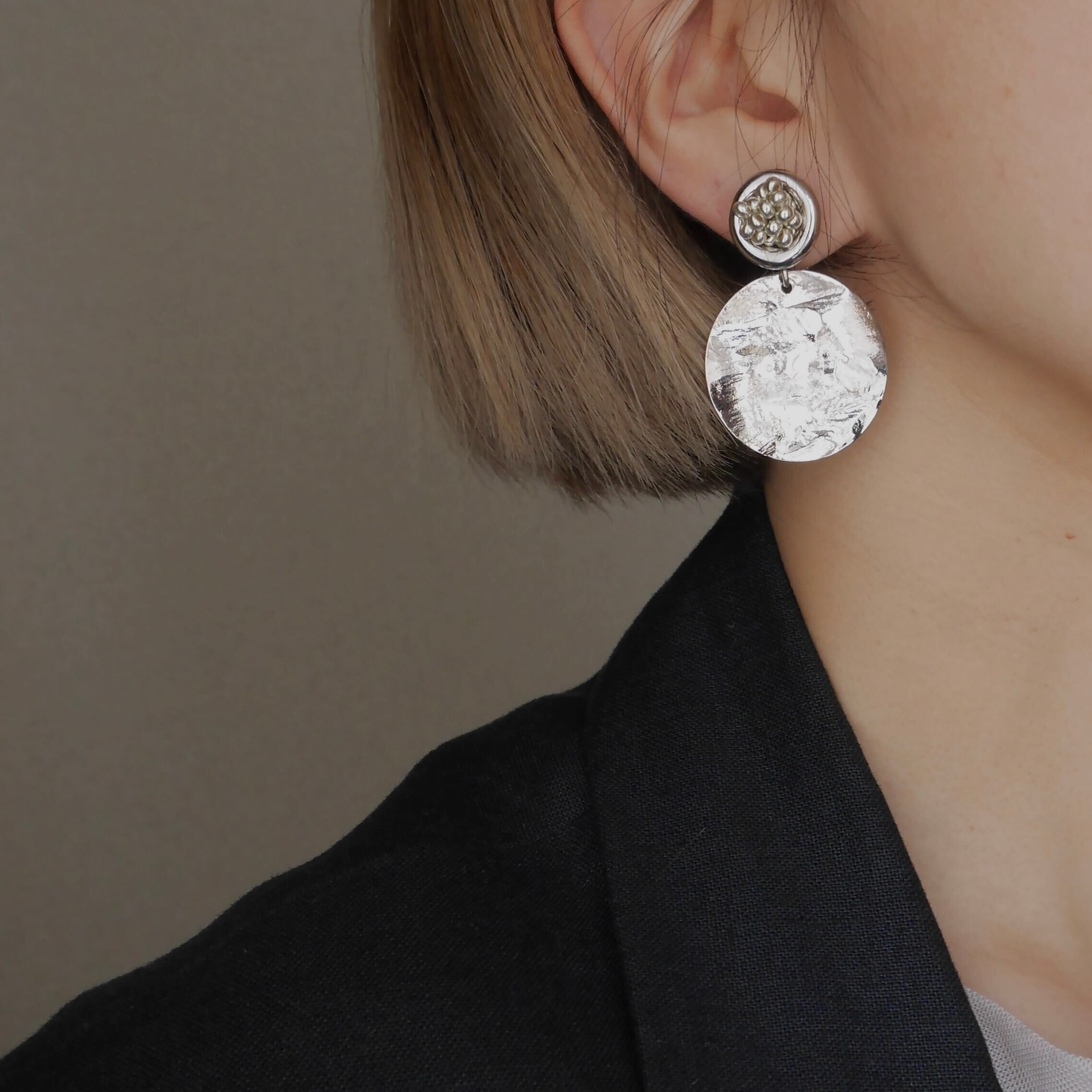 [nity] moon silver | 耳針 (P388)