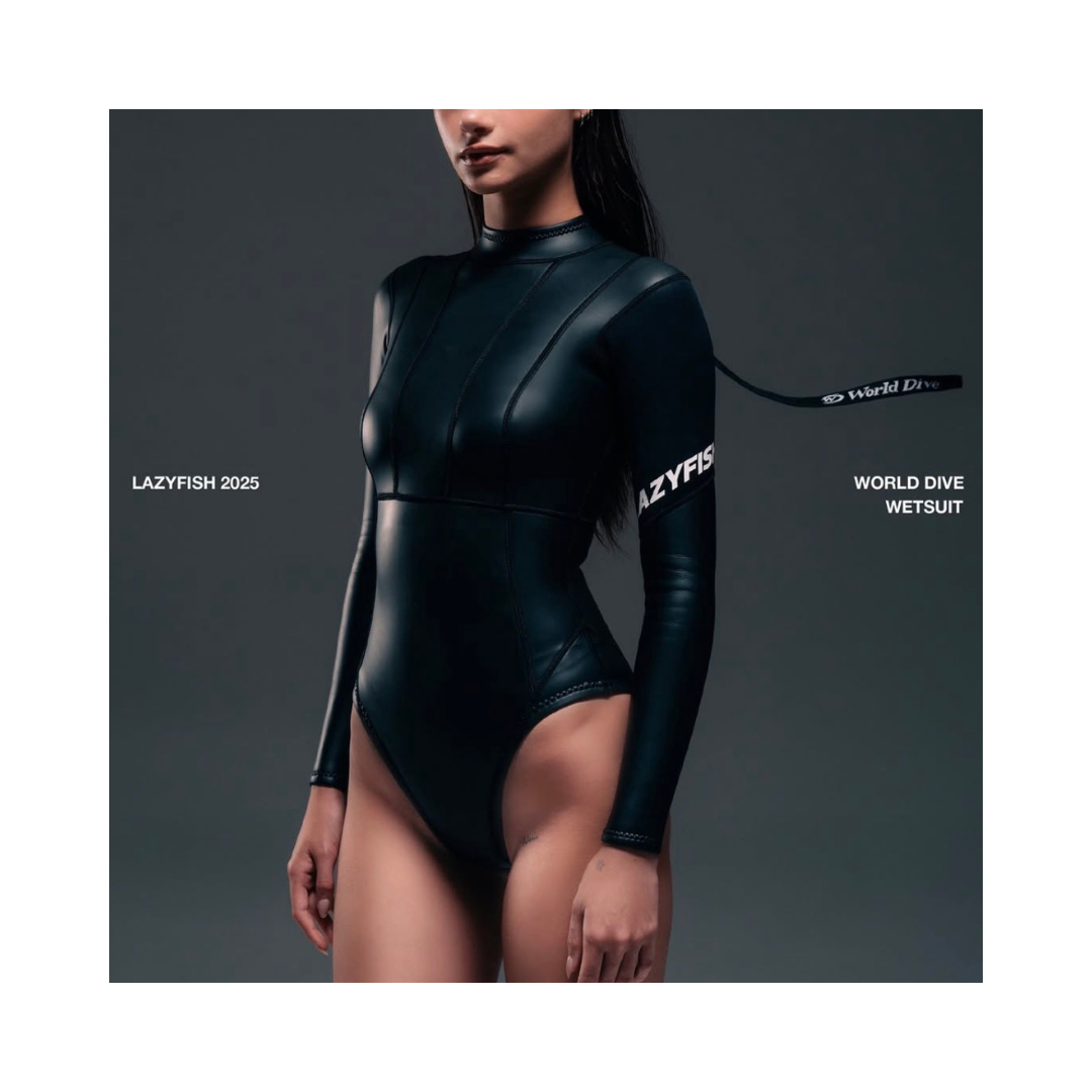 ▲LAZYFISH by WORLDDIVE WOMEN’S LS WETSUIT 1MM SCSJ