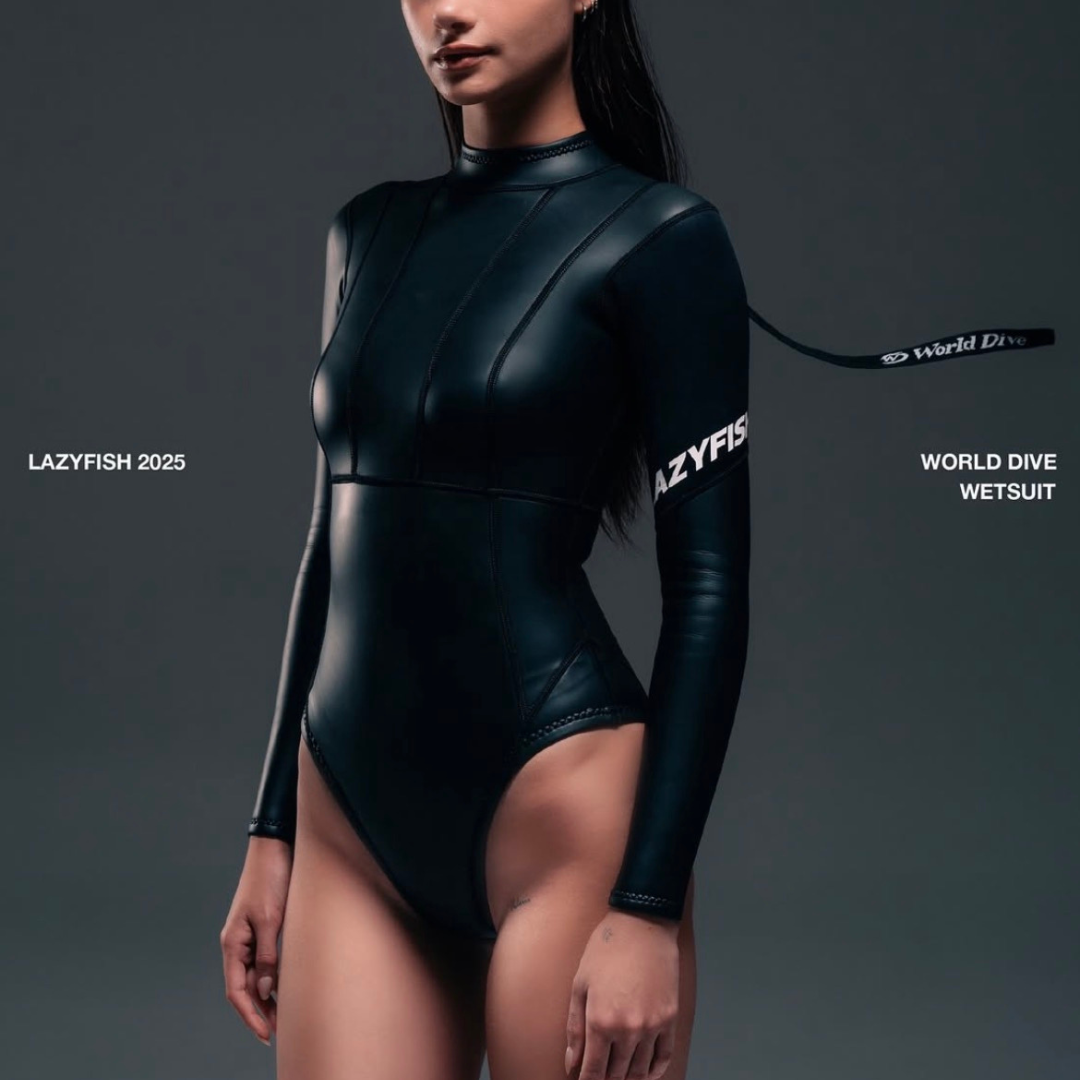 ▲LAZYFISH by WORLDDIVE WOMEN’S LS WETSUIT 1MM SCSJ