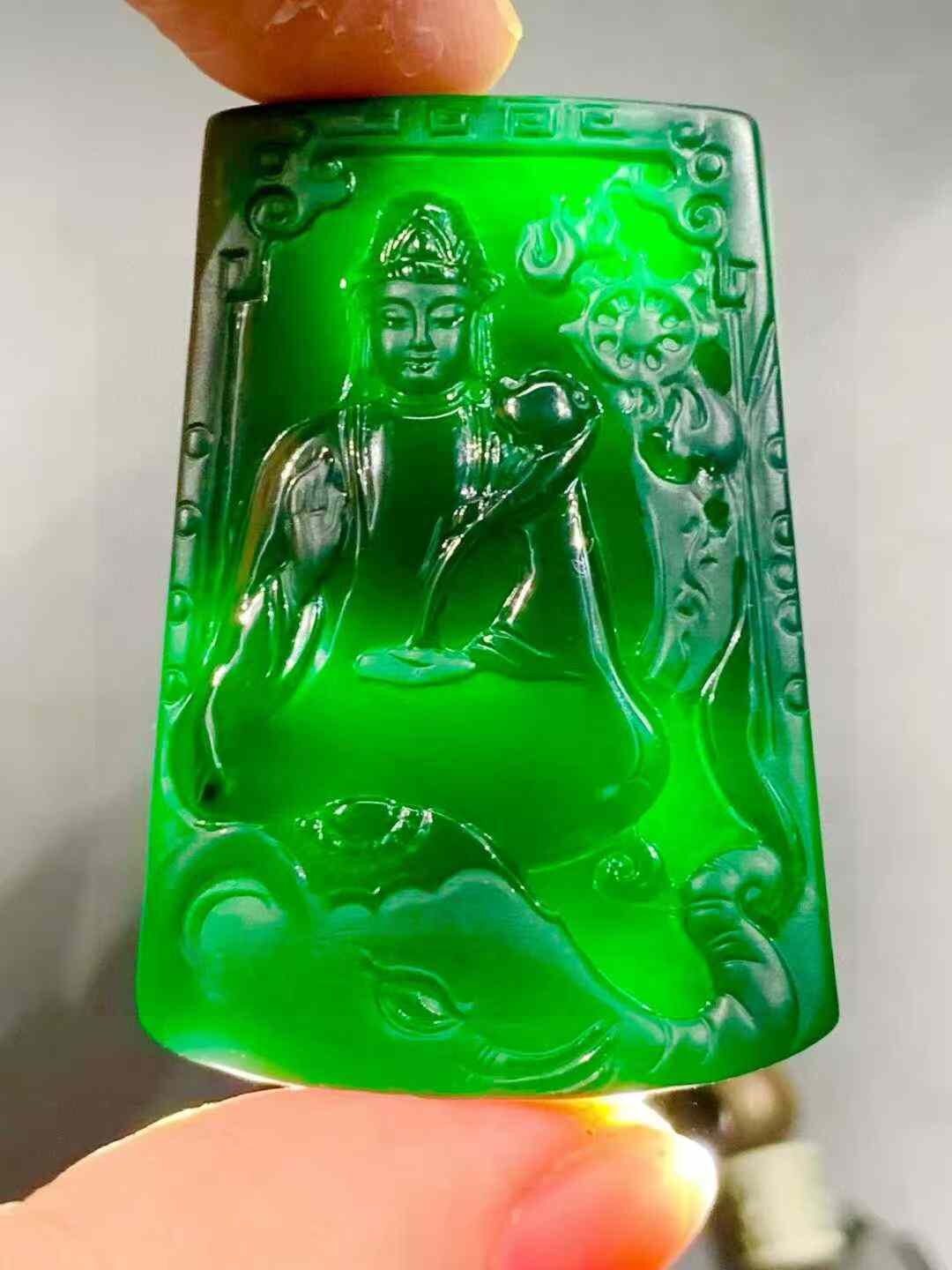 995949 翡翠墨翠普賢菩薩