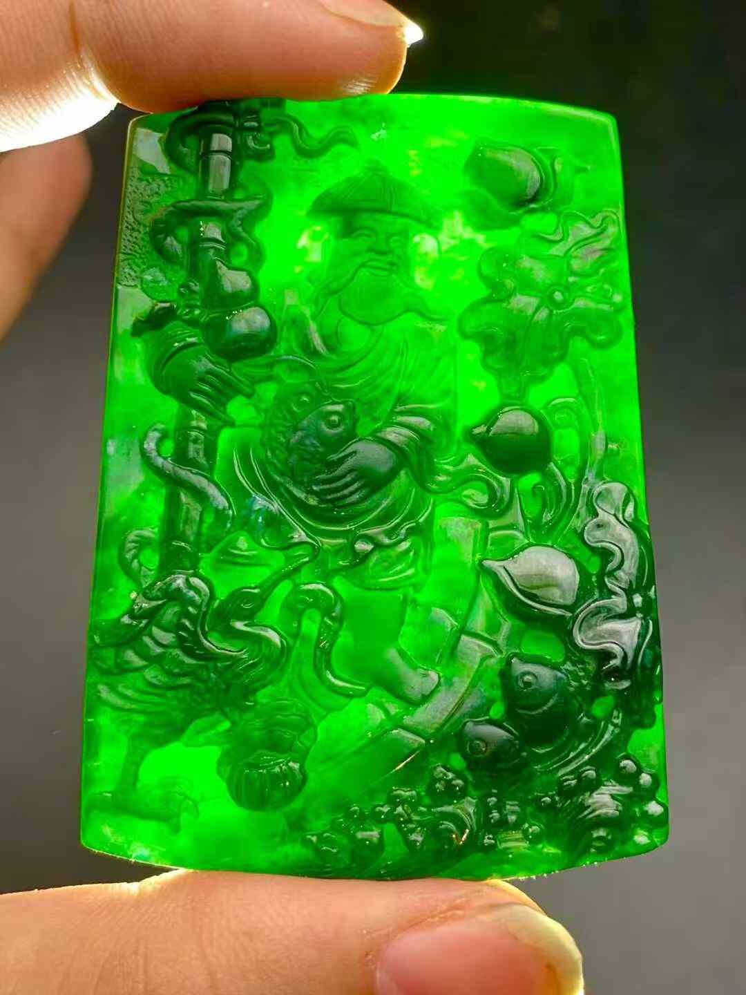 995950 翡翠墨翠姜太公