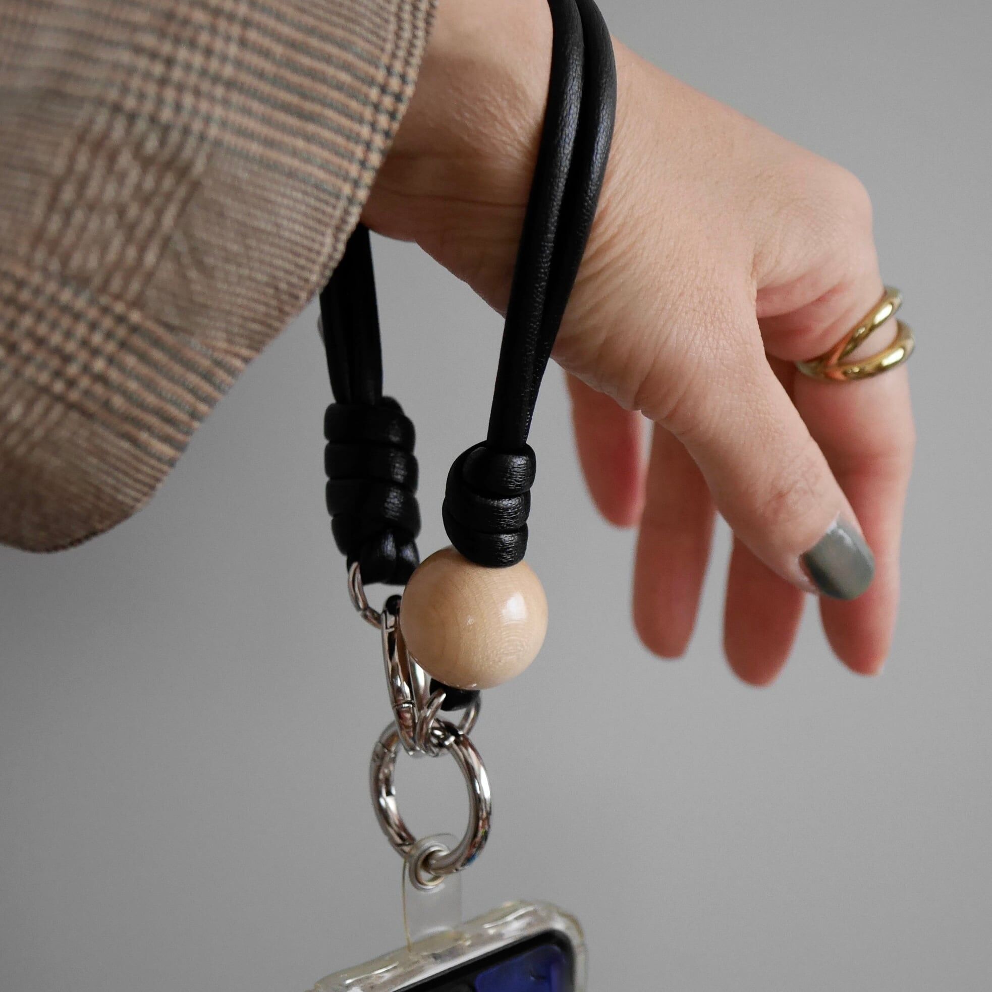 [nity] hand strap | 木質 / 黑色 - 附墊片 (H031)