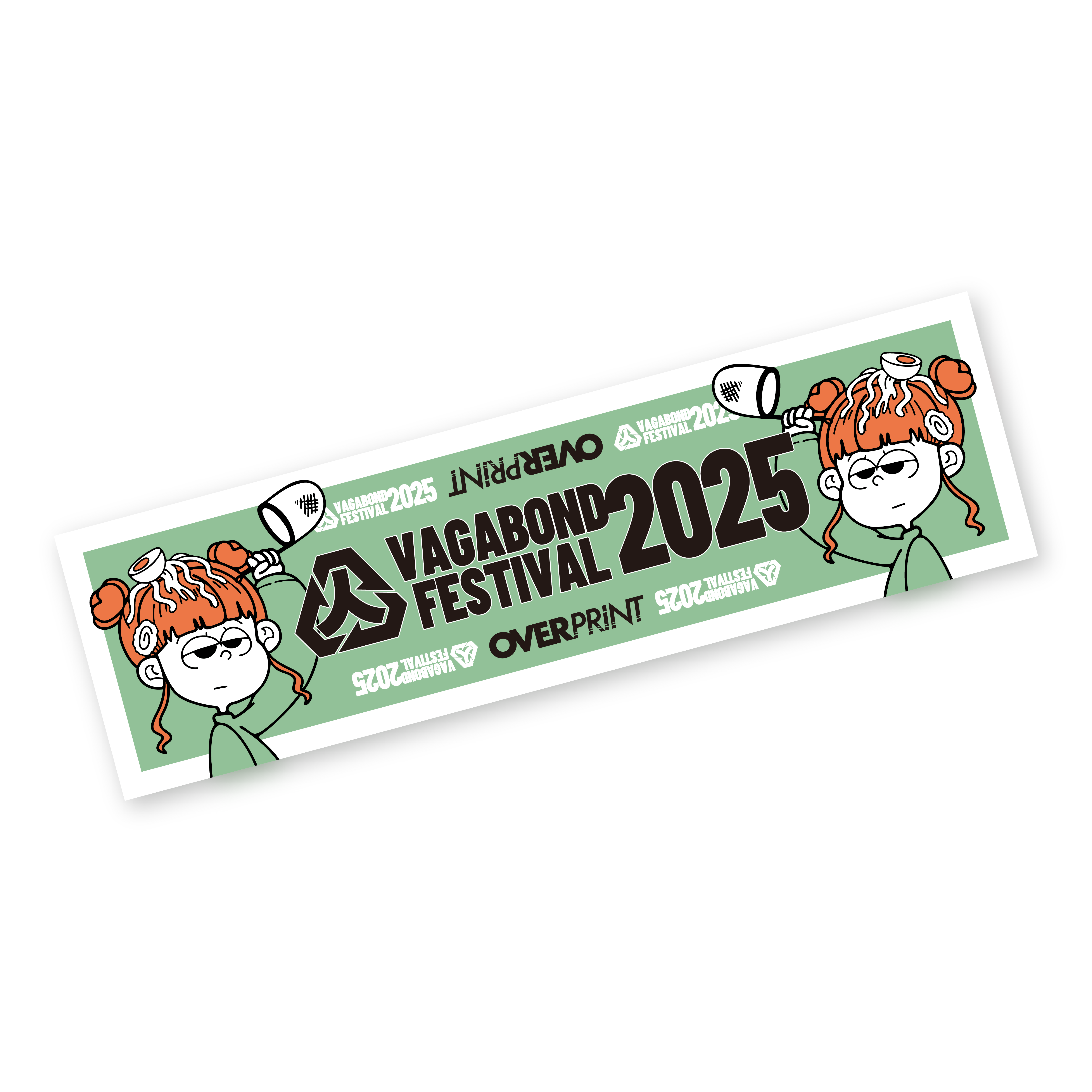 2025 浪人祭 X Overprint 擔仔麵 手帕毛巾