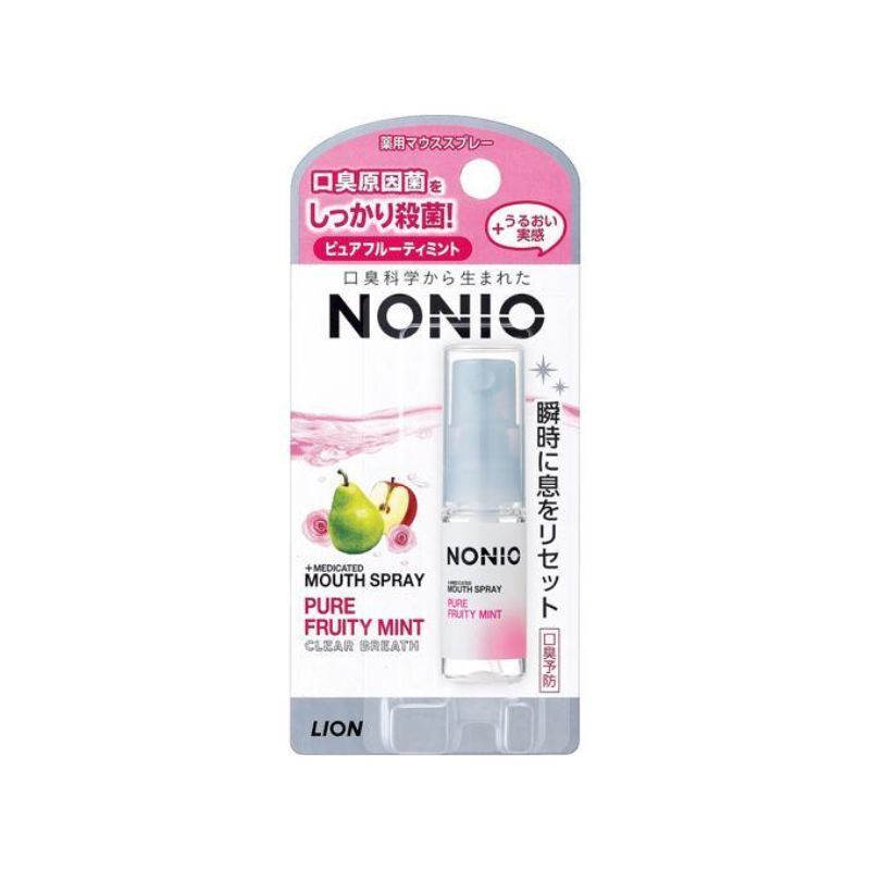 獅王 NONIO 口腔芳香清新噴霧 5ml 水果薄荷 (Barcoe: 4903301282044)