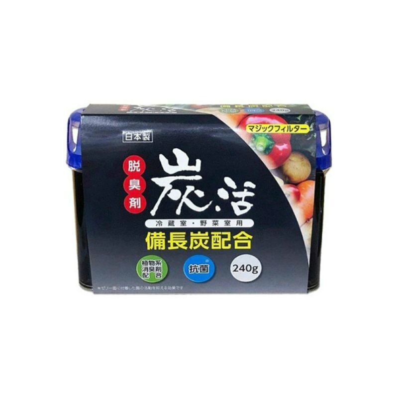 獅子化學 炭活 備長炭配合 冰箱除臭劑 240g (Barcoe: 4900480227606)