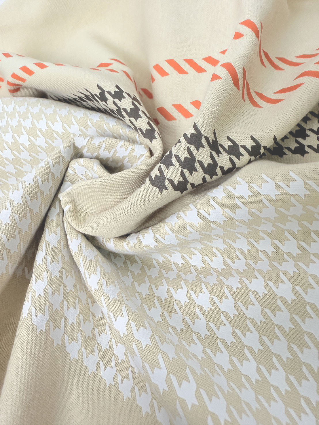 千鳥紋棉質Polo衫