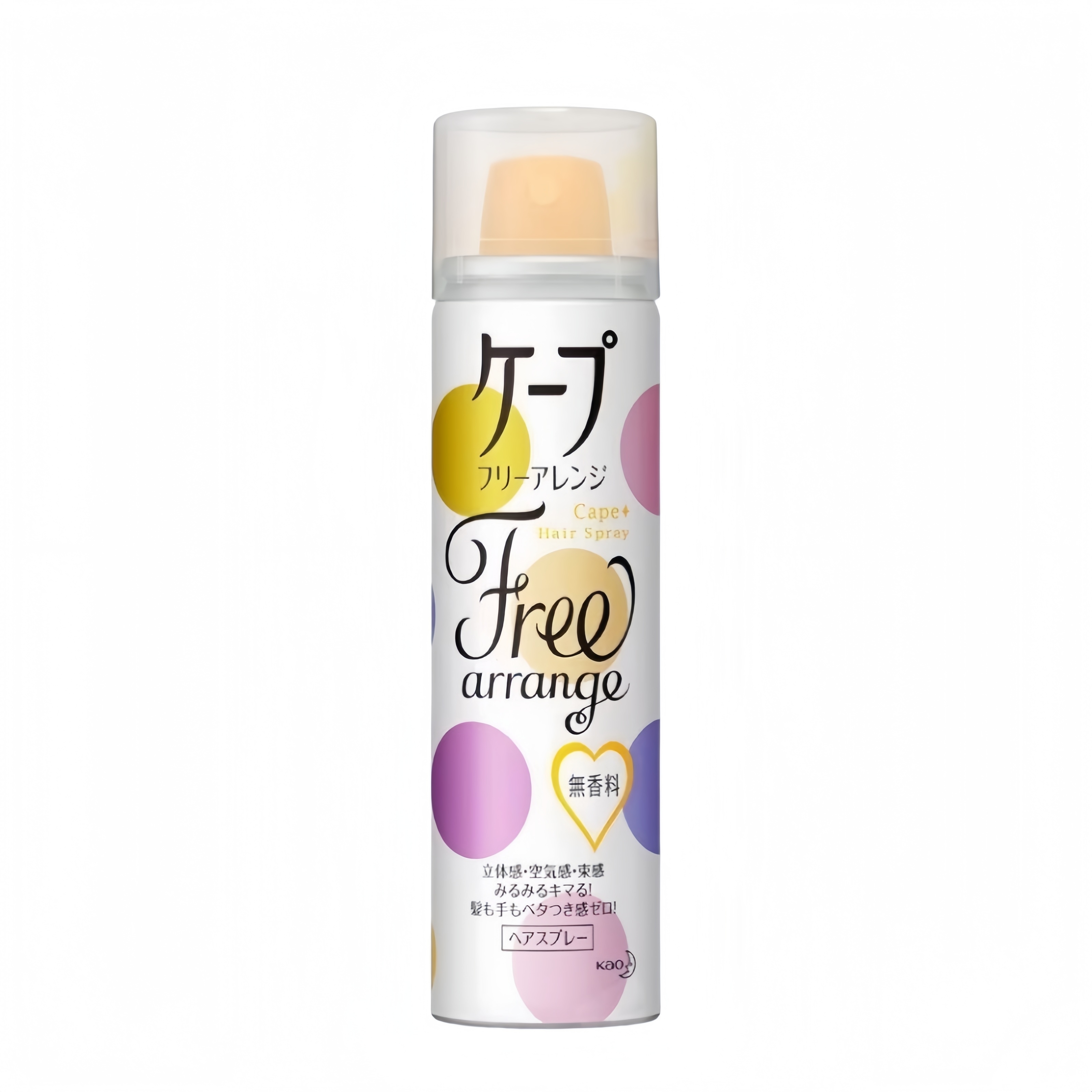 Kao Cape Hair - 自然記憶定型造型噴霧 [立體蓬鬆無香型] 42g (平行進口)