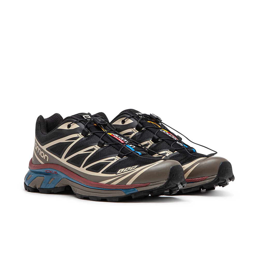 Salomon XT-6 Black Cow Hide 黑棕藍紅 L47293800