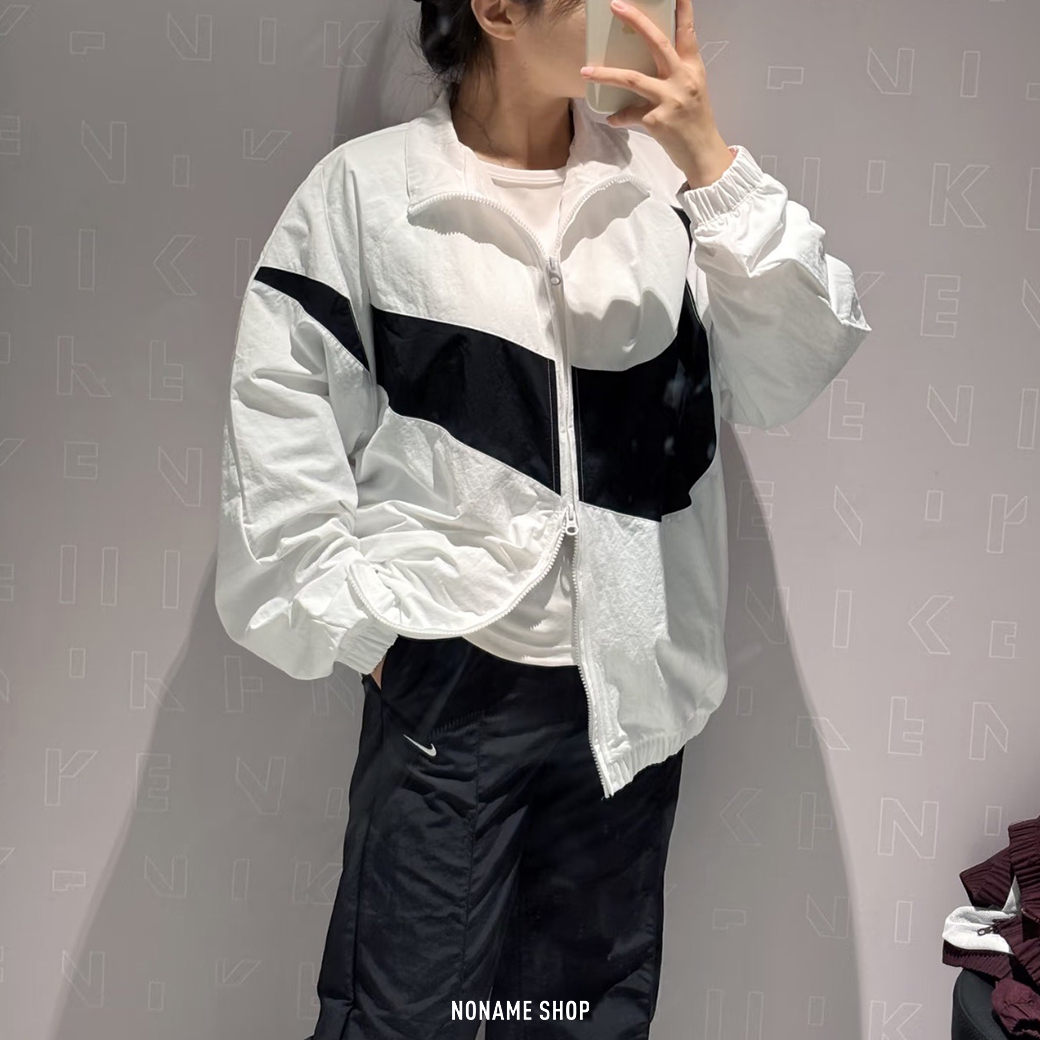 NIKE NSW TRACK HACKET 大勾 寬鬆 梭織 防風 防水 外套 兩色 (女款)