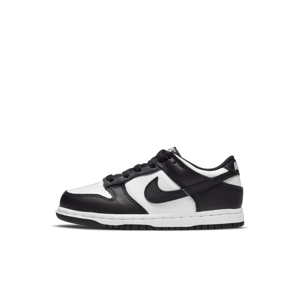 Nike Dunk Low 黑白 PS 中童 CW1588-100