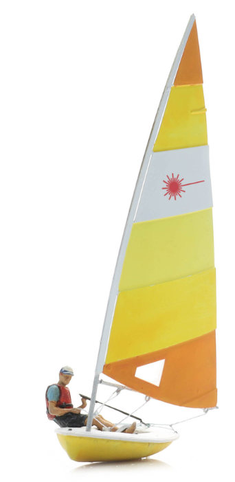 Artitec 387.593 HO 帆船 雷射帆船 附人物