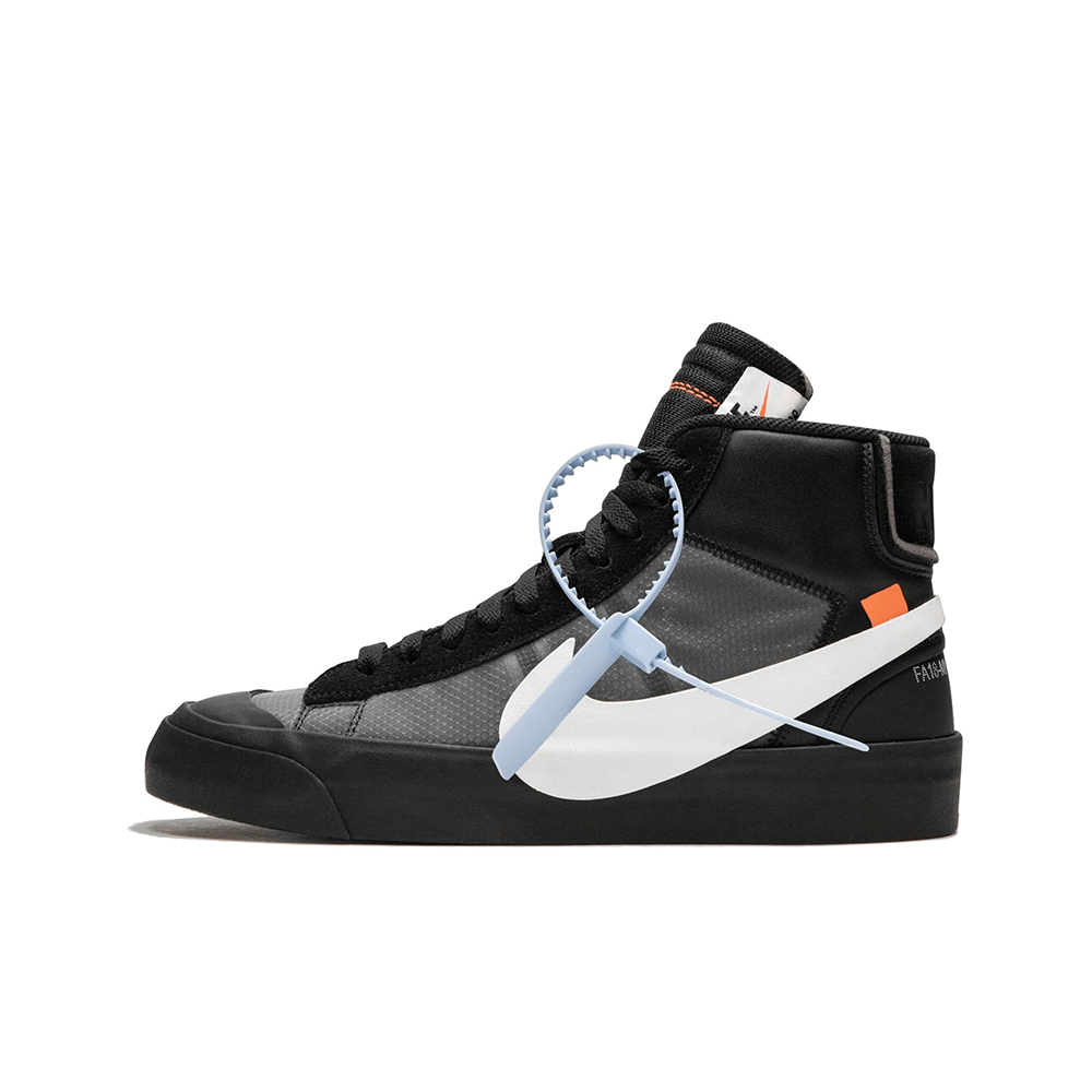 Off - White x Nike Blazer Mid Black 黑白 AA3832-001