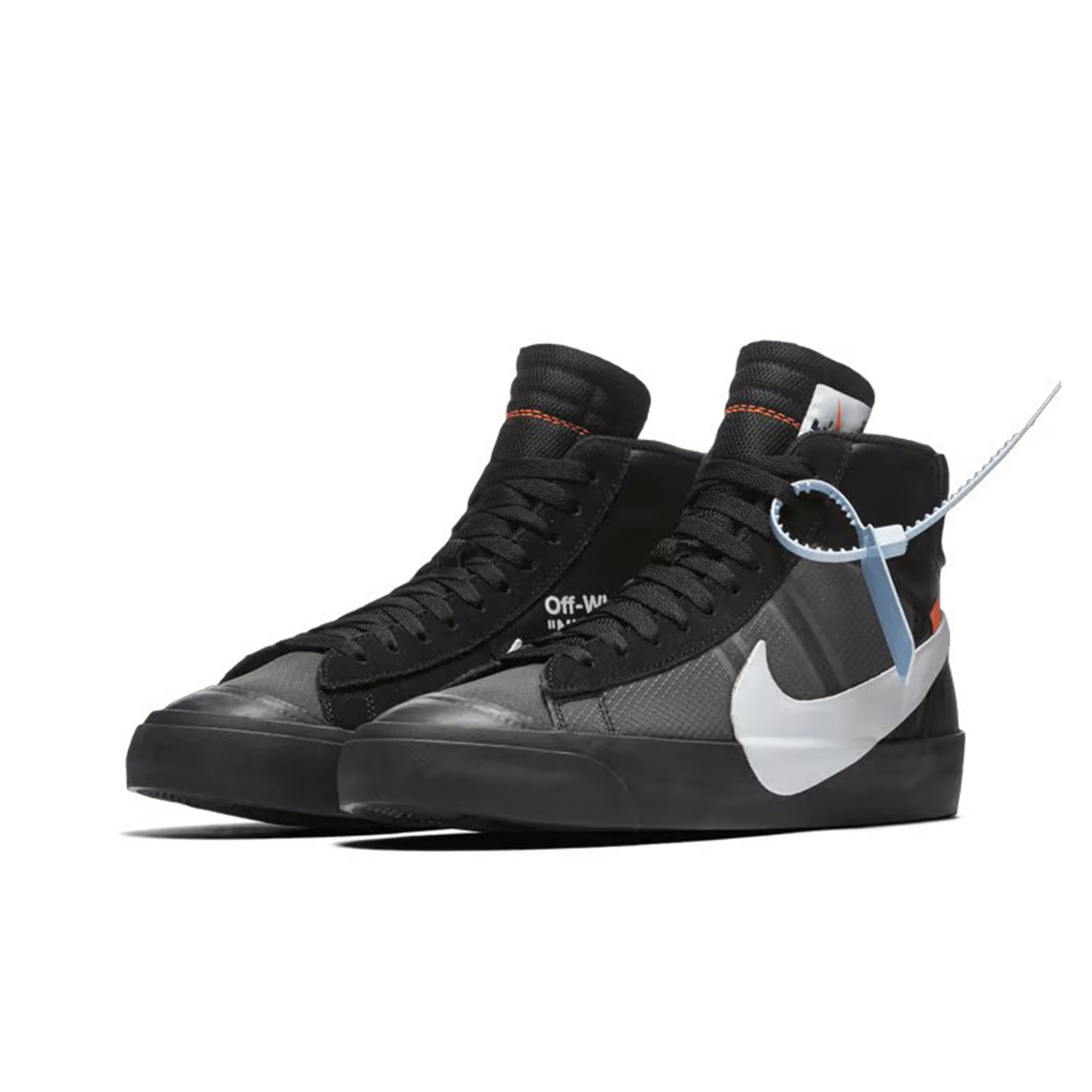 Off - White x Nike Blazer Mid Black 黑白 AA3832-001