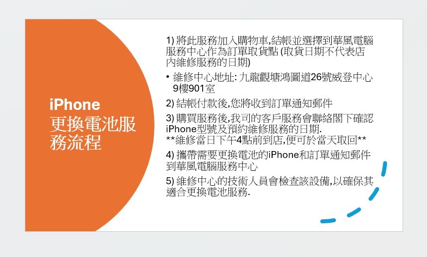 Apple iPhone 電池更換服務 (iPhone 14 &15 Series & 16e &16 Plus )