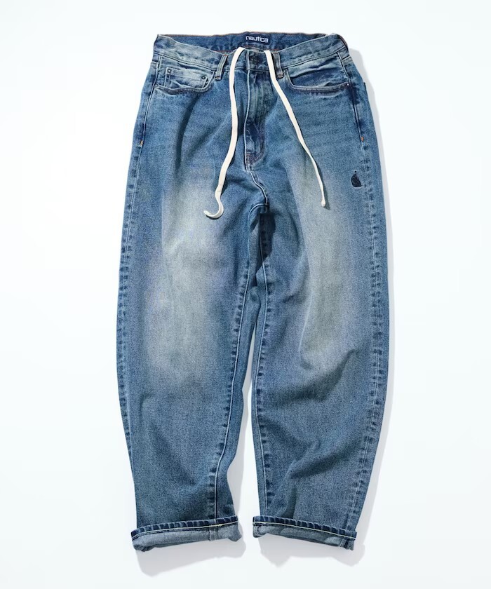 "代購" NAUTICA 復古刷色 寬鬆牛仔褲