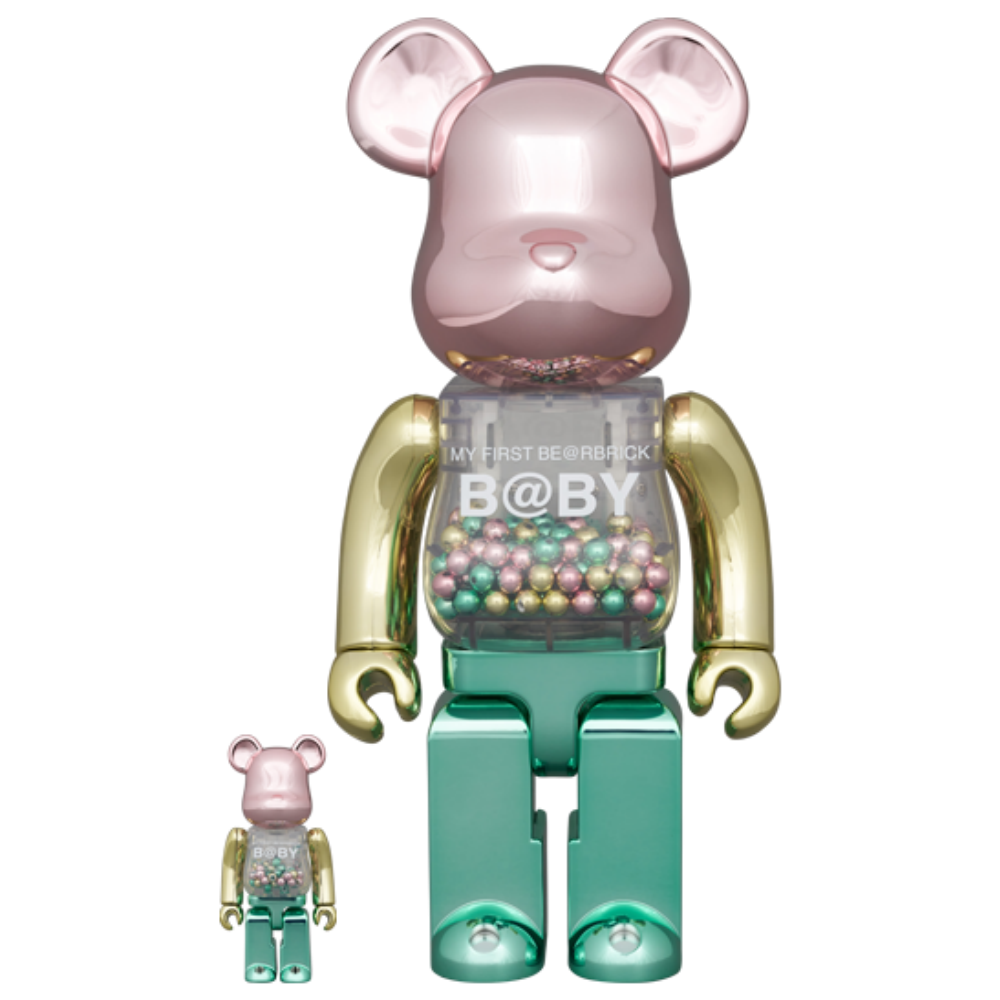 MY FIRST BE@RBRICK 1st COLOR CHROME Ver. 100％ & 400％ / 1000% BE@RBRICK