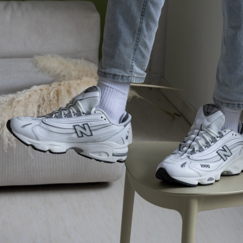 NEW BALANCE 1000 白灰色 復古 慢跑鞋 中性 情侶鞋 M1000D