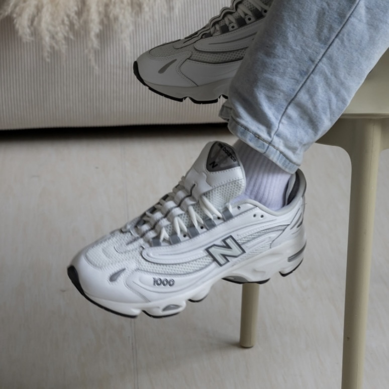 NEW BALANCE 1000 白灰色 復古 慢跑鞋 中性 情侶鞋 M1000D