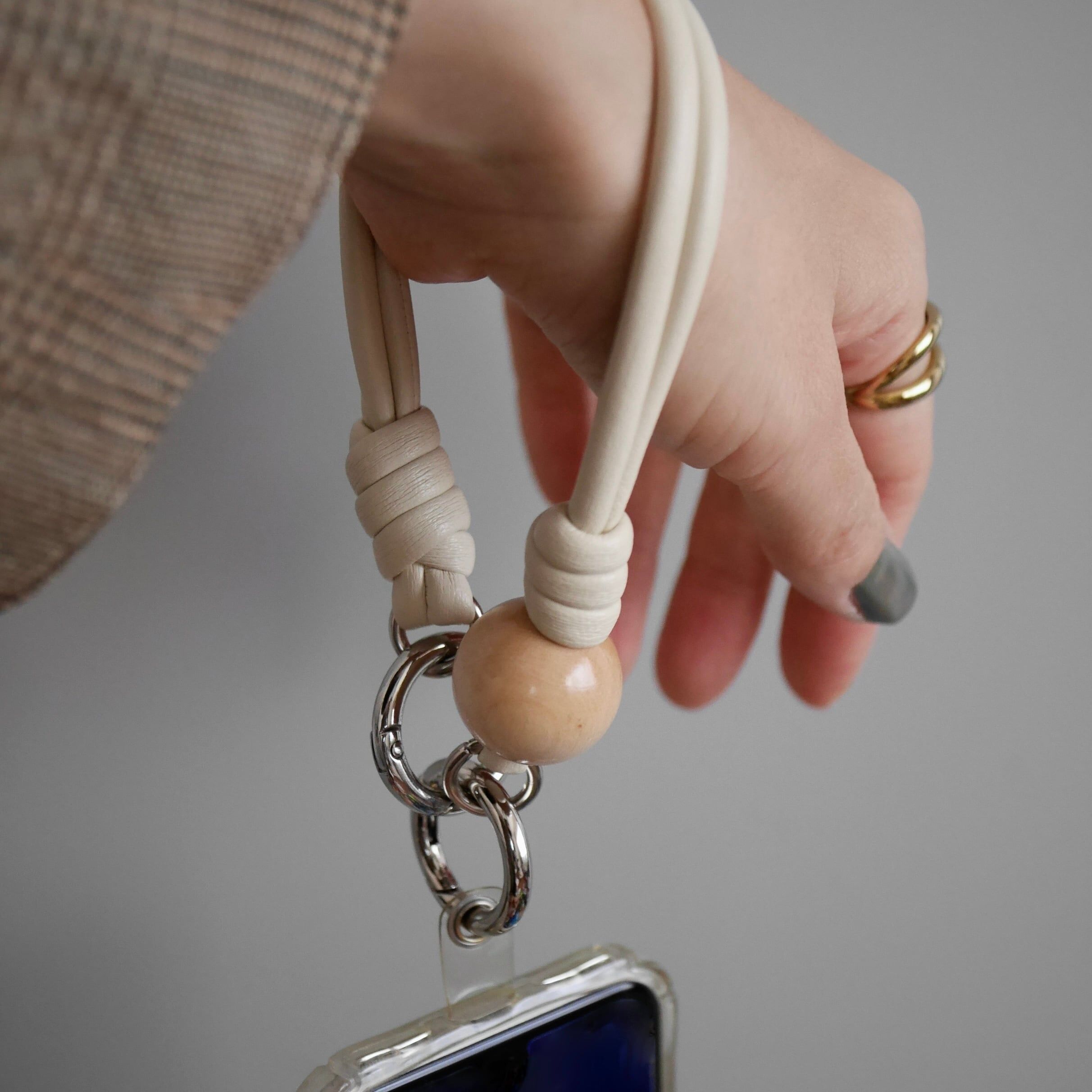 [nity] hand strap | 木質 / 白色 - 附墊片 (H032)