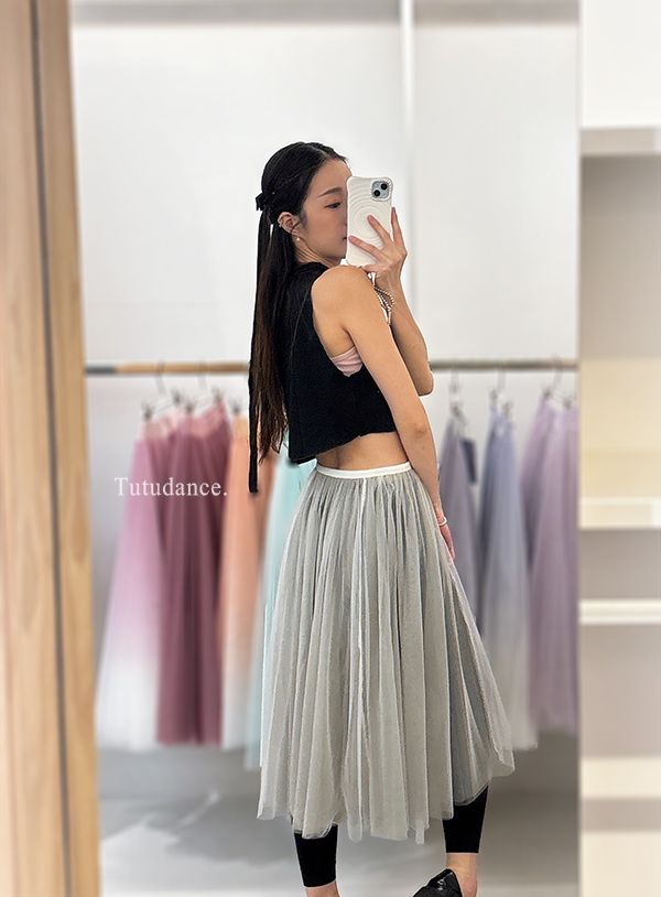 芭蕾私服｜韓國eflora【EB-TUTU SK 韓系芭蕾風紗裙】