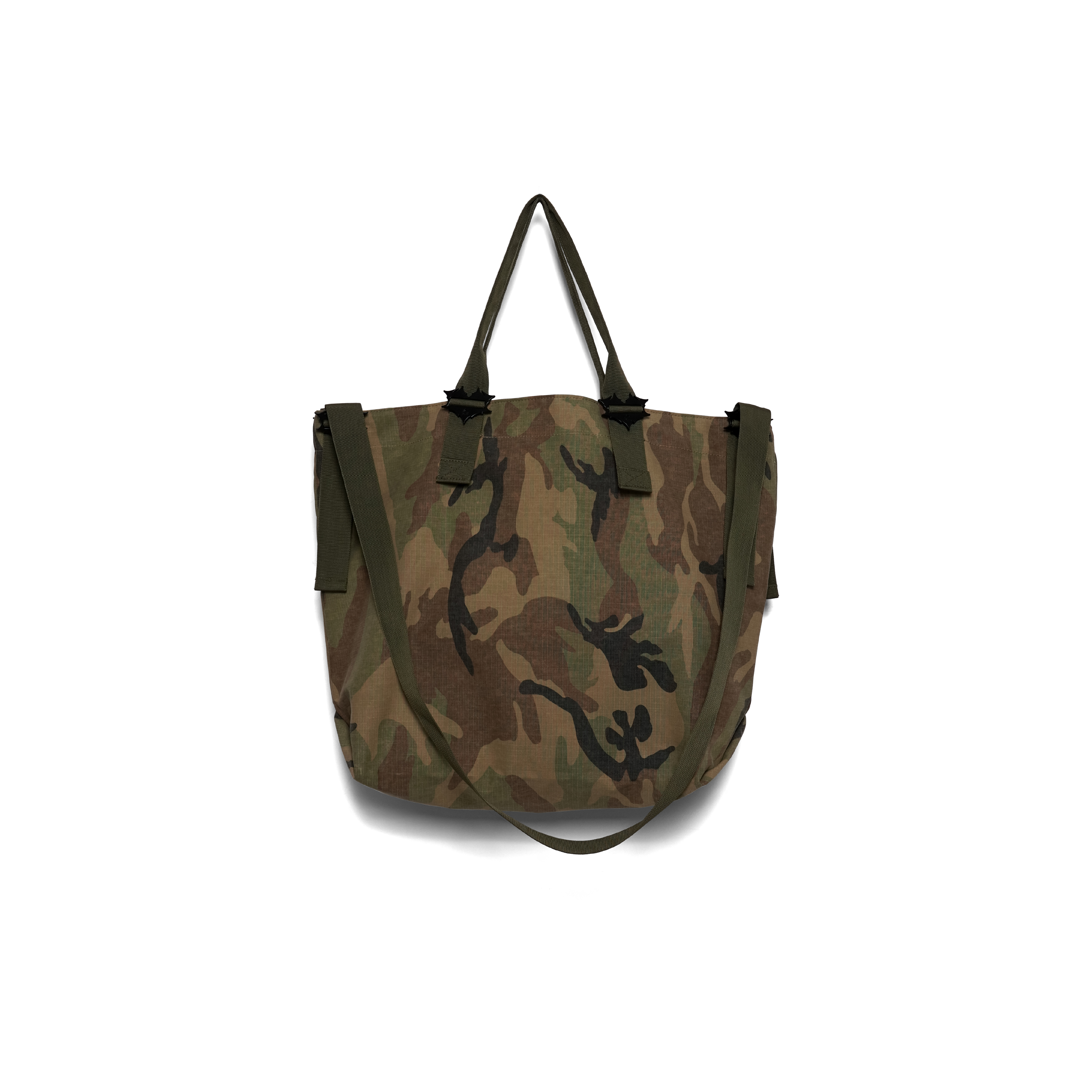 CAAT3 8 BUCKLES TOTE BAG JUNGLE CAMO CAAT3TB01JC