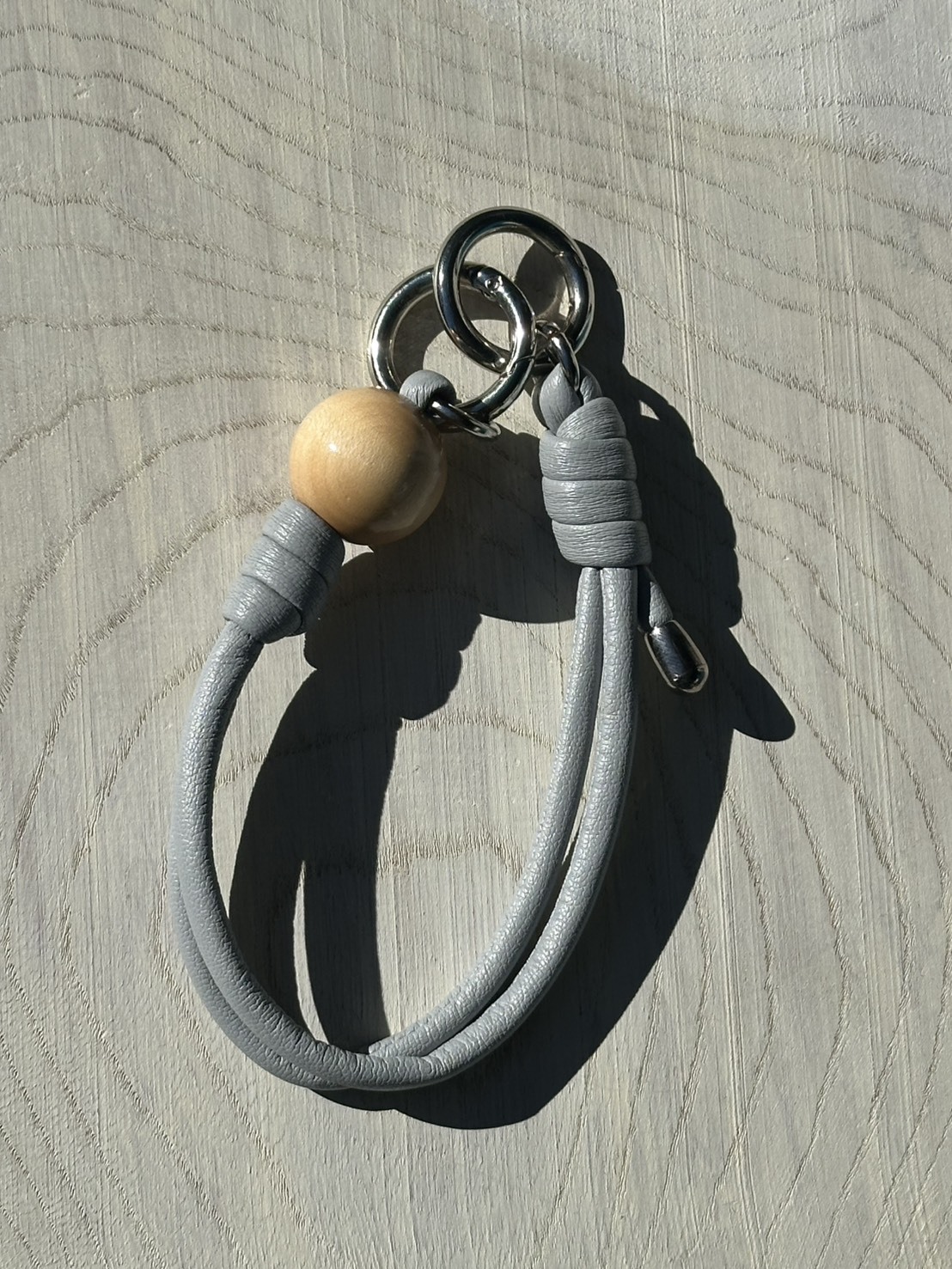 [nity] hand strap | 木質 / 灰色 - 附墊片 (H044)