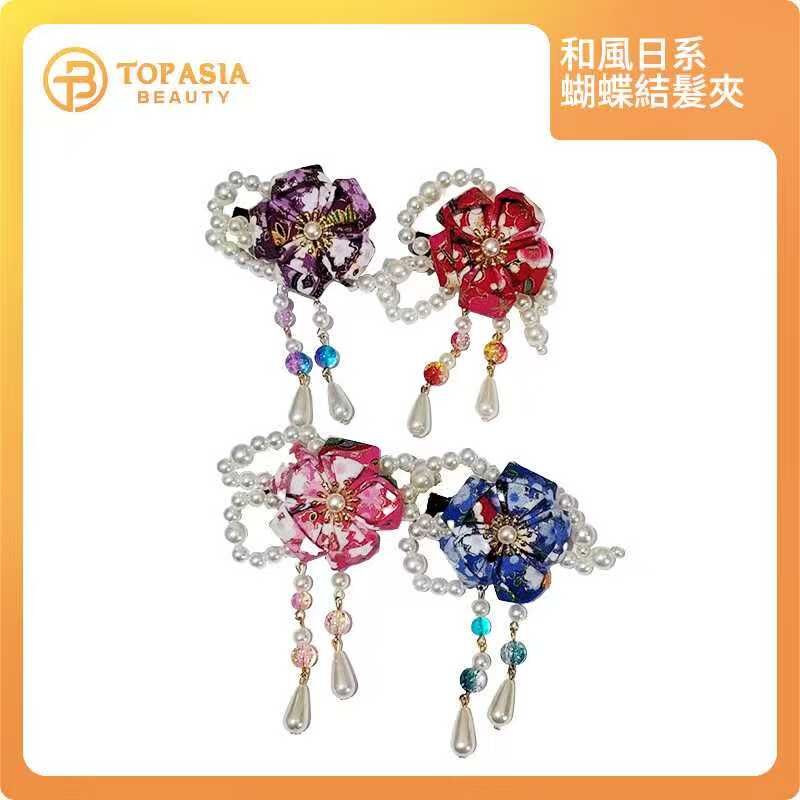 和風櫻花髮夾頭飾